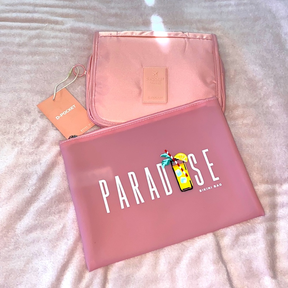 Travel toiletries bag & bikini bag